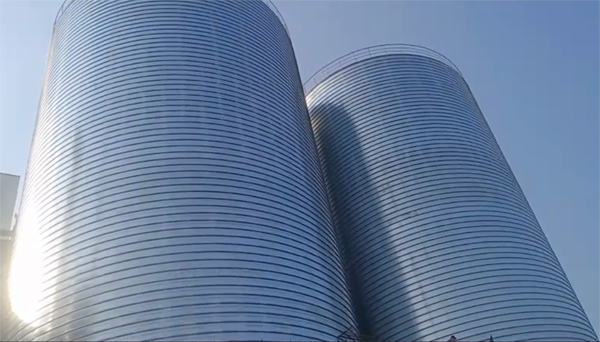 神湾镇2座混凝土高架卷板仓